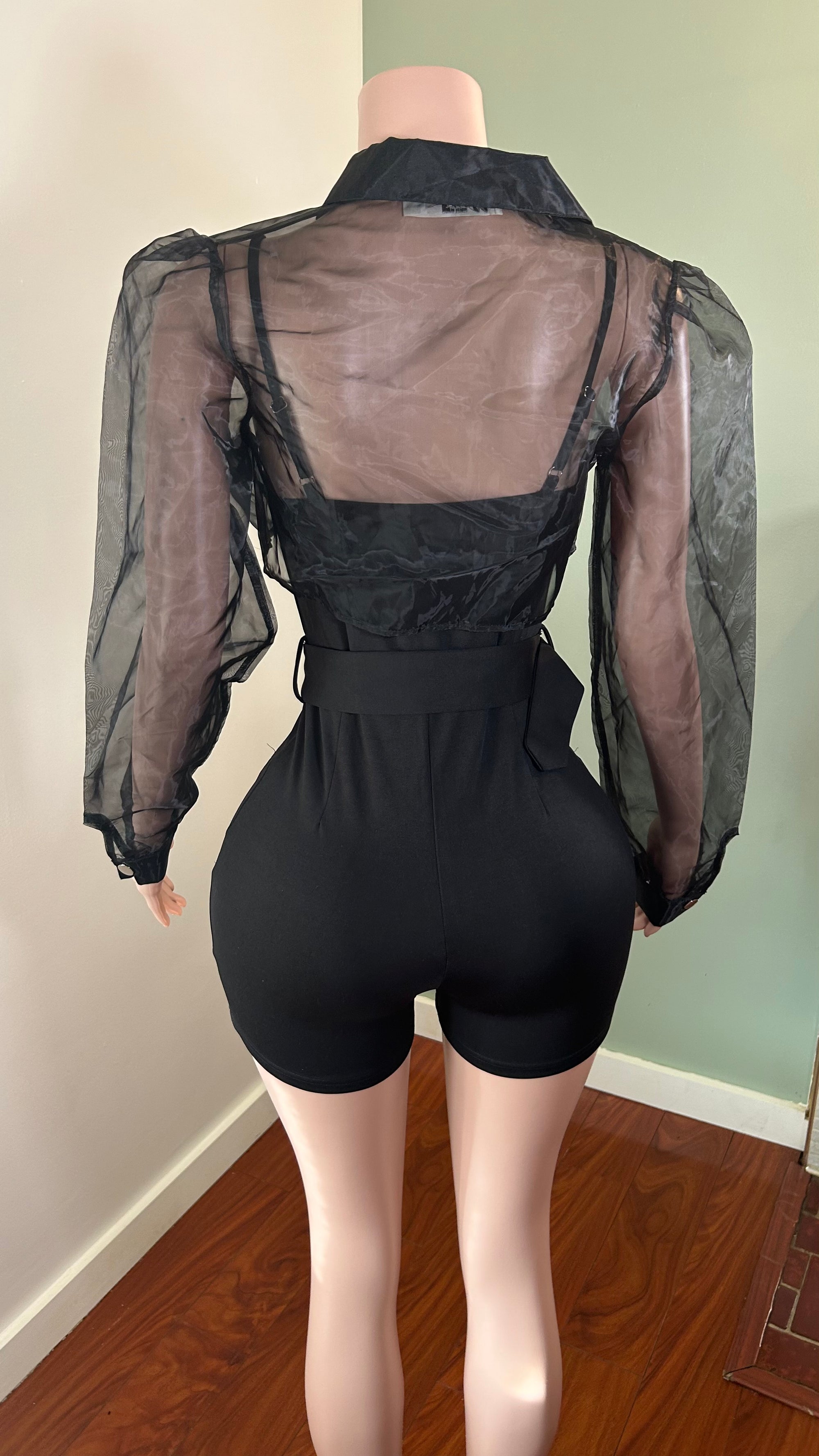Romper jacket set