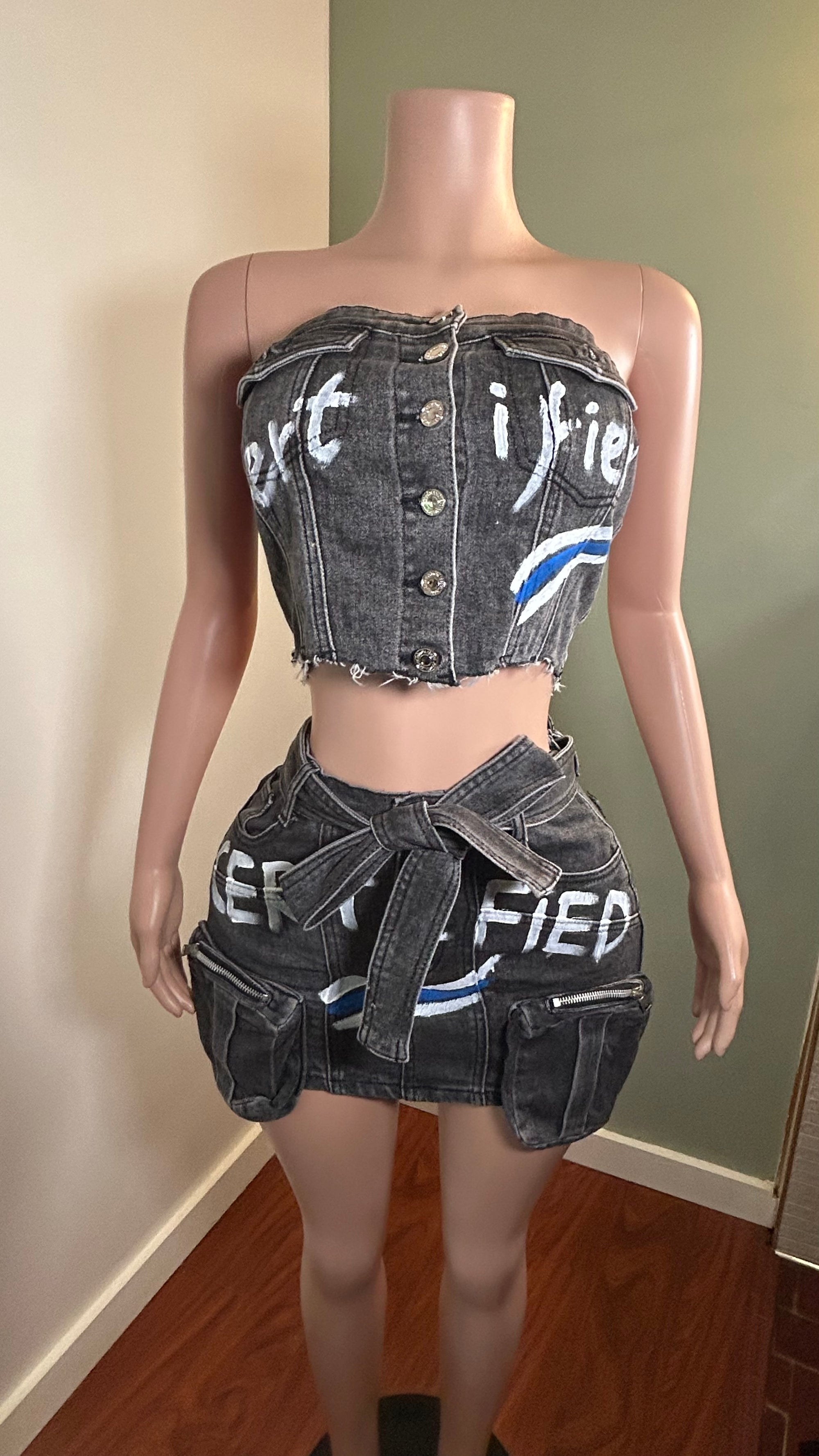 Certified Graffiti Skirt Set