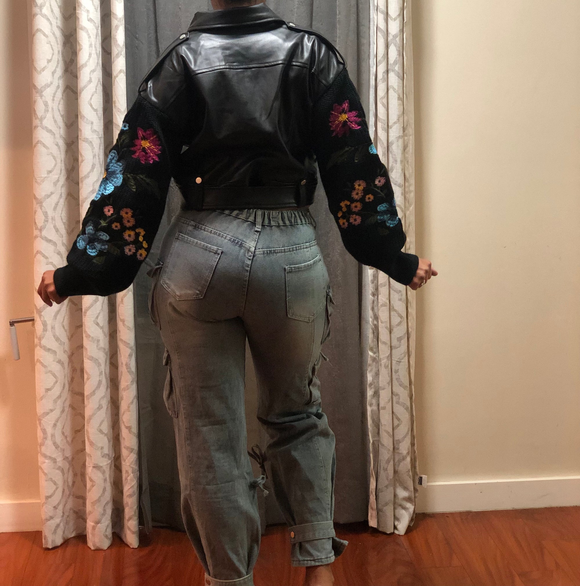 Floral Sleeve Jacket