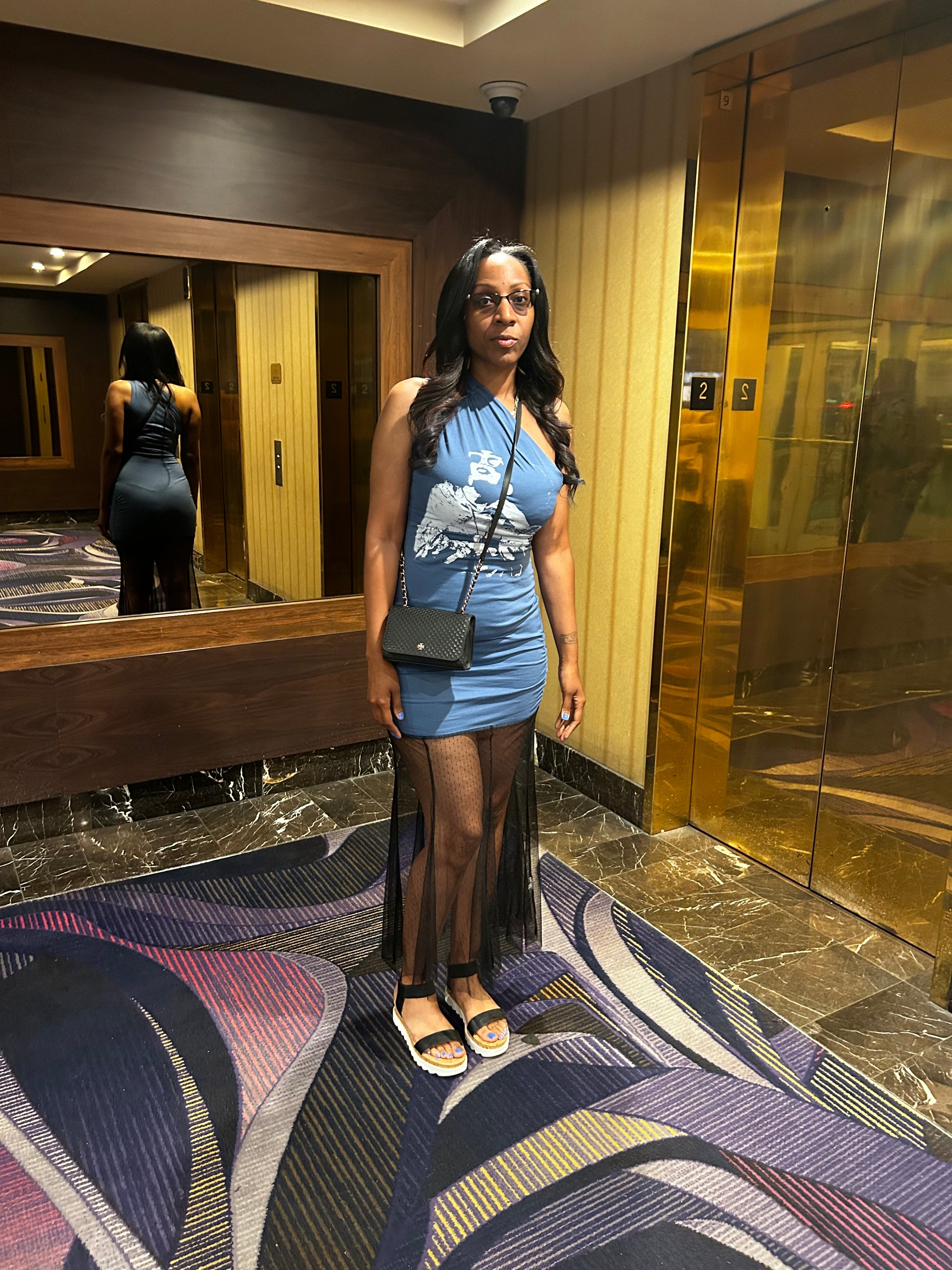 Lace Tail Long Dress