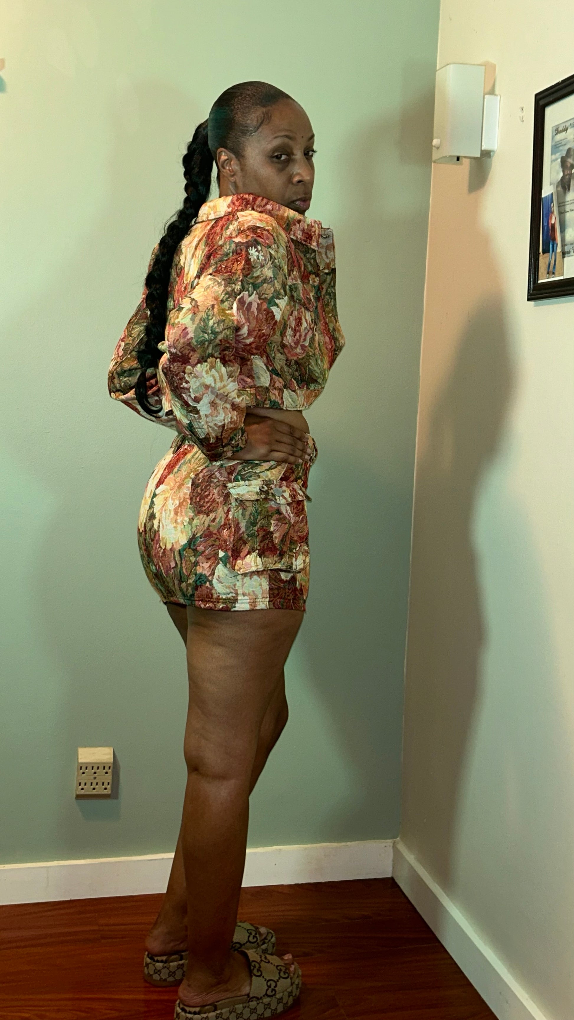 Jacquard Skirt Set