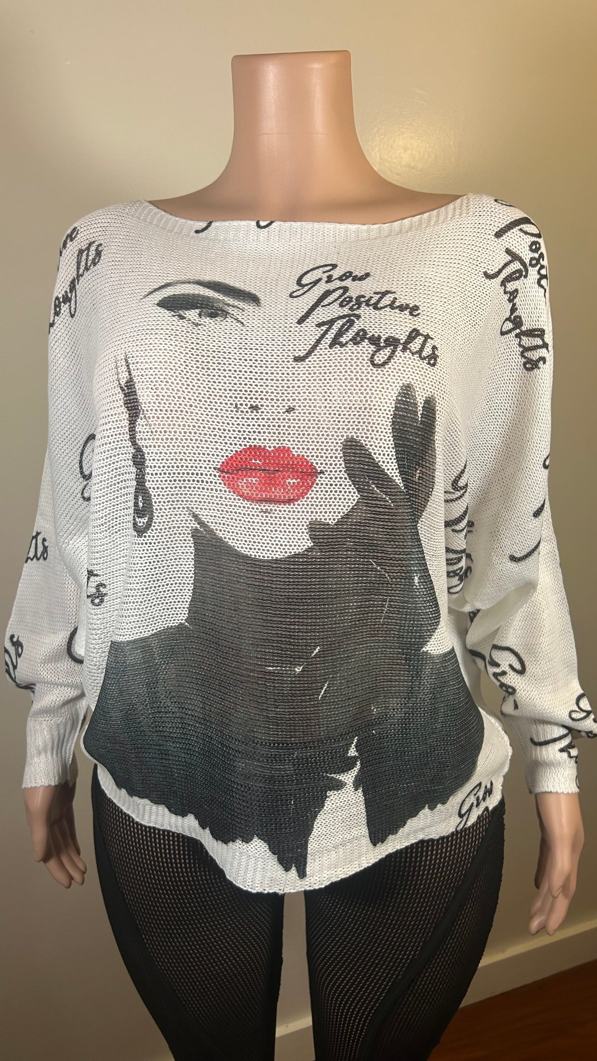 Grow Positive Thoughts Sweater