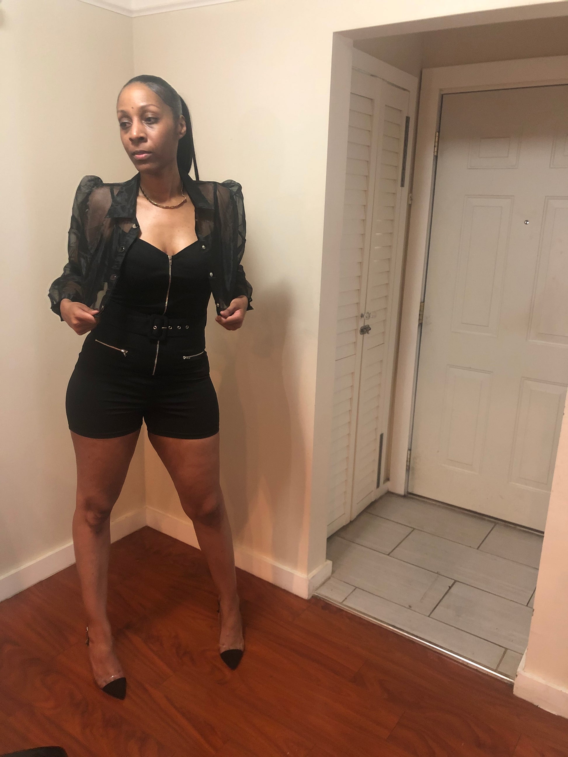 Romper jacket set